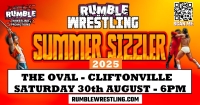 Rumble Wrestling comes to The Oval 2025 - 2 KIDS GO FREE WITH ADULT TICKET 